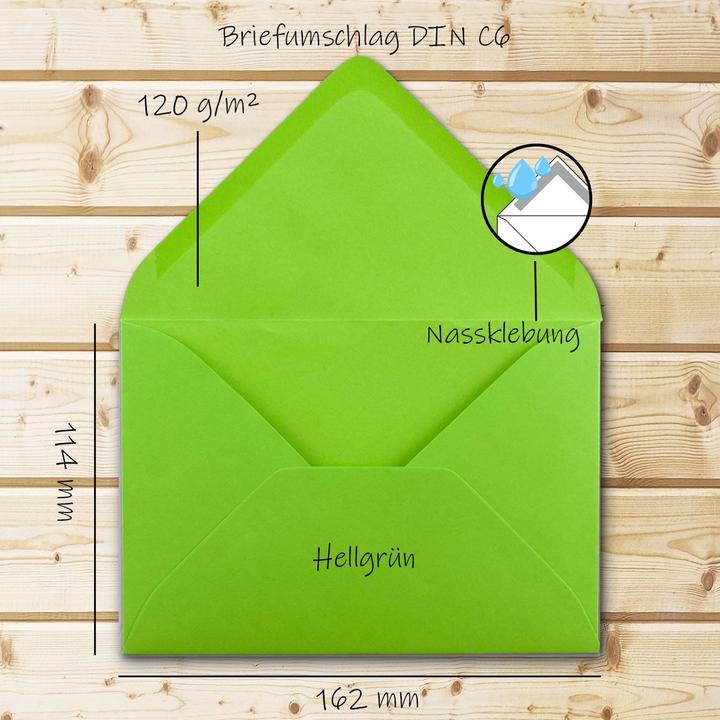 Image du produit Neuser Papier Briefumschläge DIN C6 (150 Stück) (114 x 162 mm, 150 x)