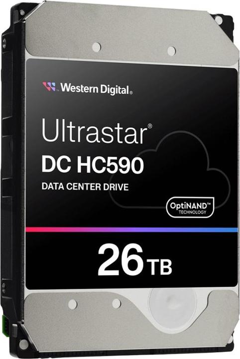 Actual product image WD Ultrastar DC HC590 SAS (26 TB, 3.5", CMR)