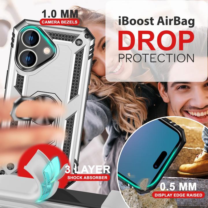 Image du produit Nalia Étui antichoc Military-Style Ring (Apple iPhone 16)