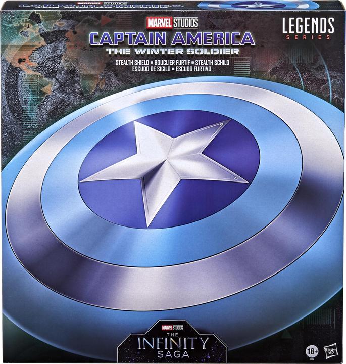 Produktbild Hasbro Marvel Legends Series Captain America: The Winter Soldier Stealth Schild, für Fans und Erwach