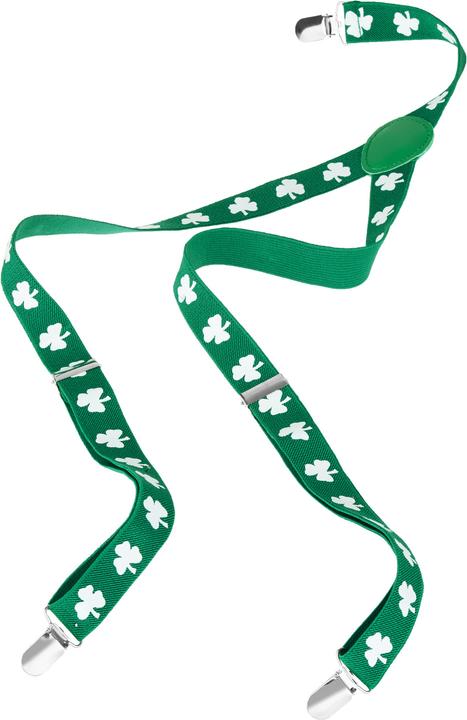 Produktbild Dressforfun St. Patrick’s Day Hosenträger mit Kleeblättern