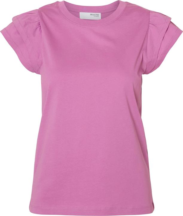 Actual product image Selected Femme Kurzarm Oberteil mit Rüschen (S)