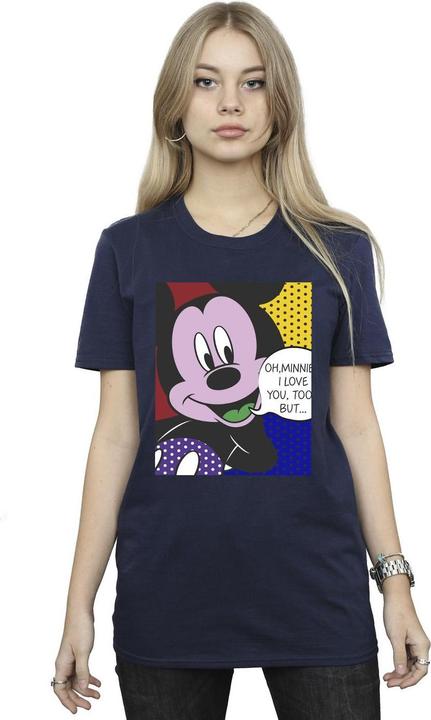 Immagine prodotto Disney Mickey Mouse Oh Minnie Pop Art Maglietta Ampia Donna (XXL)