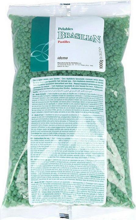 Immagine prodotto Idema Cera depilatoria per il corpo Chlorophyll (1 Kg) (1 x, 1000 g)