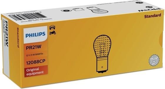 Actual product image Philips Żarówka (box 10szt.) PR21W 12V 21W BAW15s czerwona