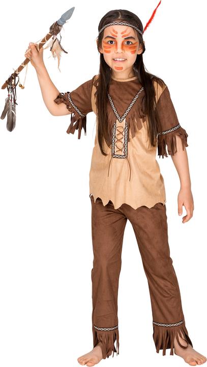 Immagine prodotto Dressforfun Ragazza costume indiano goshawk rosso indiano (104)
