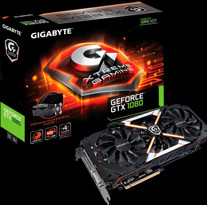 Immagine prodotto Gigabyte GeForce GTX 1080 Xtreme Gaming Premium (8 GB)