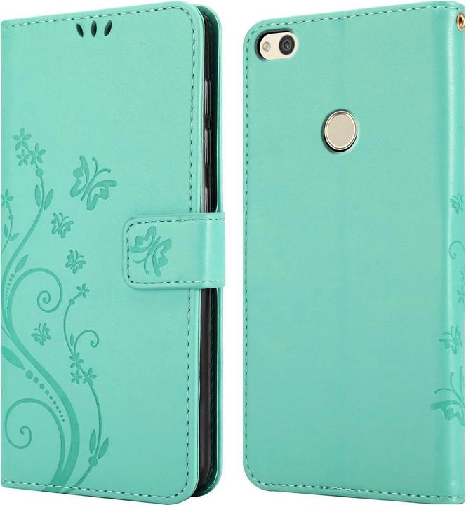 Image du produit Cadorabo Couverture du livre de fleurs (Huawei P8 Lite (2017), Huawei P9 Lite (2017))