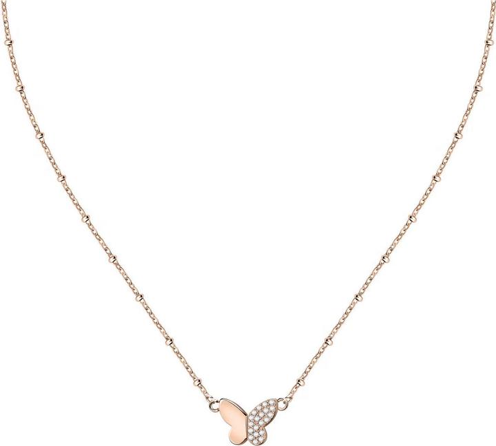 Morellato Passioni Neck Rg+White Crystal (Edelstahl, 38 - 42 cm)