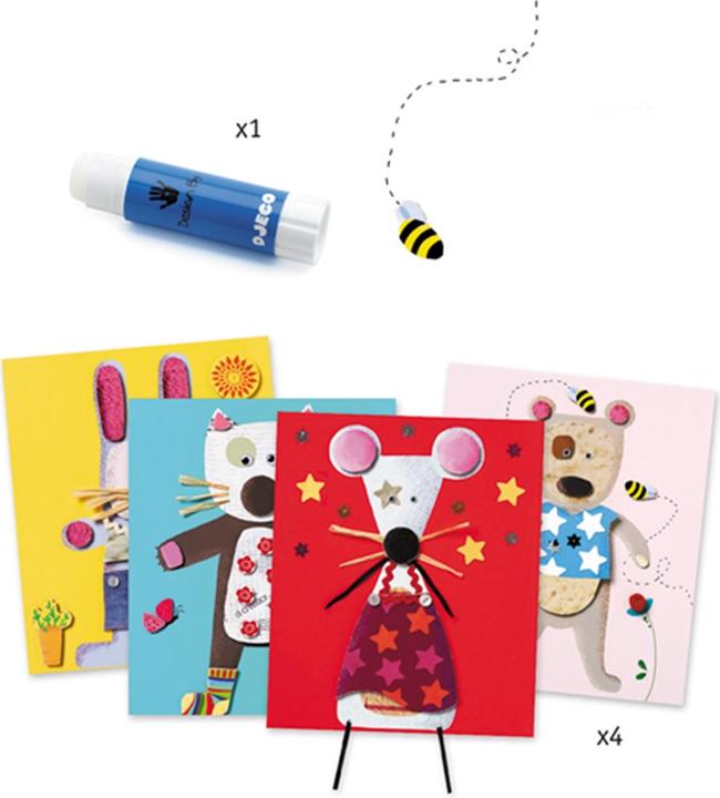 Actual product image Djeco Sticker collage