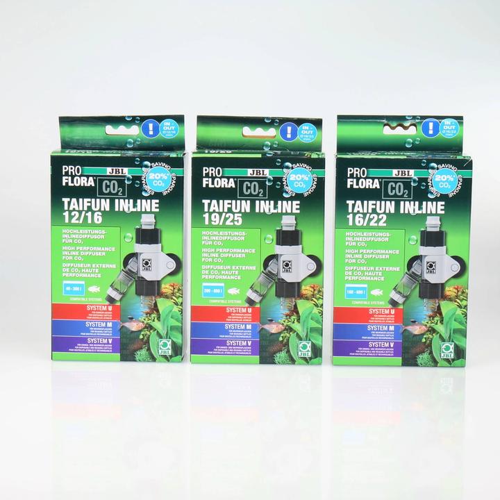 Produktbild JBL Aquaristik und Terraristik ProFlora CO2 Taifun Inline 19/25 Hochleistungs-Direktdiffusor