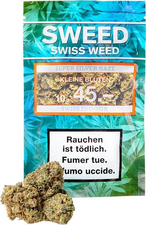 Sweed Super Silver Haze (kleine Blüten) (10 g, Indoor)
