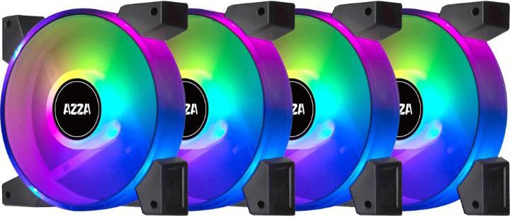 Actual product image Azza Hurricane II Digital RGB (120 mm, 4 x)