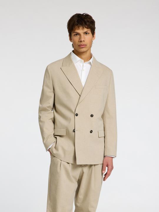 Produktbild Selected Homme Relaxed Fit Nadelstreifen Zweireihiger Blazer (44)