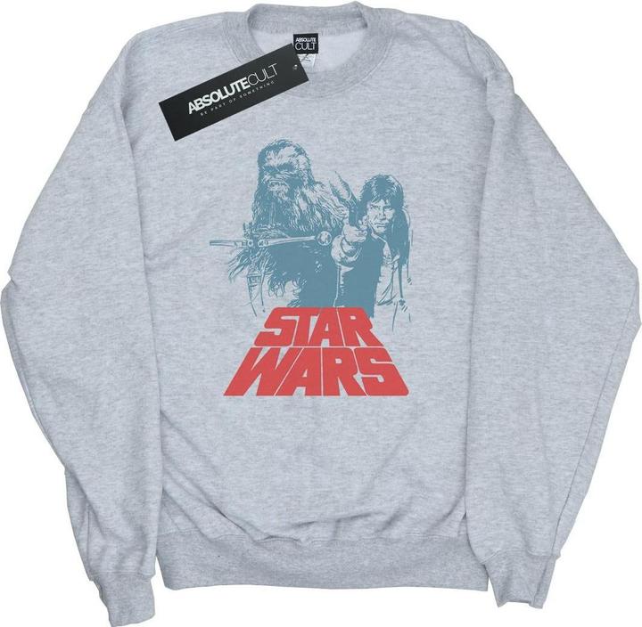 Star Wars Han Solo Chewie Duet Sweatshirt (S)