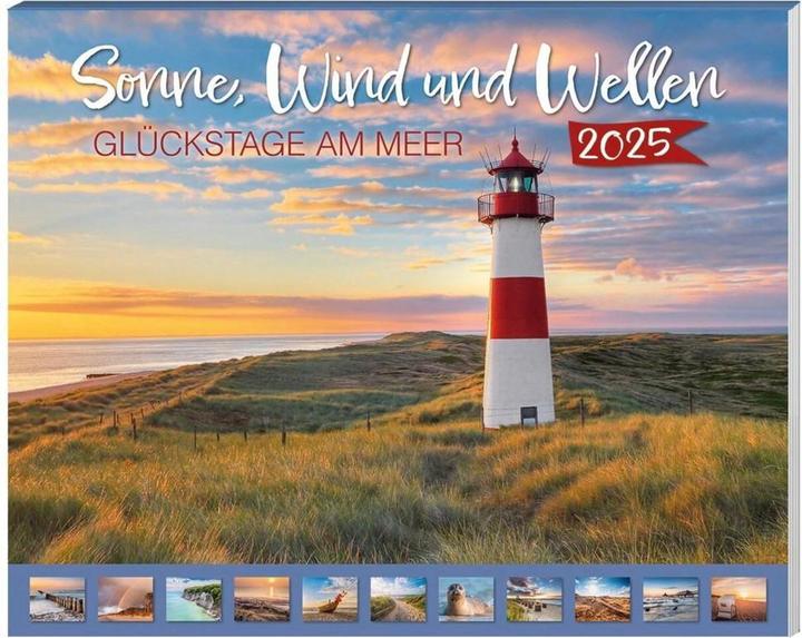Produktbild Sonne, Wind und Wellen Kalenderpaket 2025, 9-teilig (Deutsch)