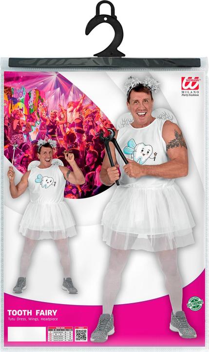 Produktbild Widmann Zahnfee Kleid Mit Tutu, Flügel, Kopfschmuck (M/L)