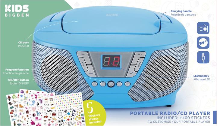 Produktbild Bigben CD60 Kids - blau