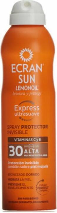 Produktbild Ecran SUN LEMONOIL spray protector invisible SPF30 250 ml (Sonnenspray, SPF 30, 250 ml)