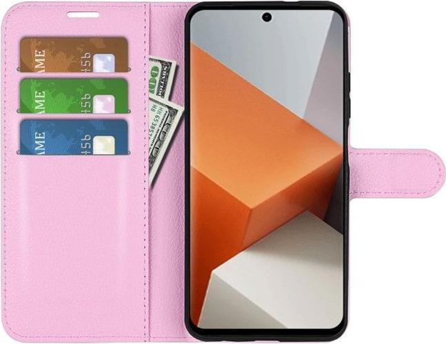 Actual product image MU Classic Litchi Leather Bookcover Series (Xiaomi Redmi Note 13 Pro+)