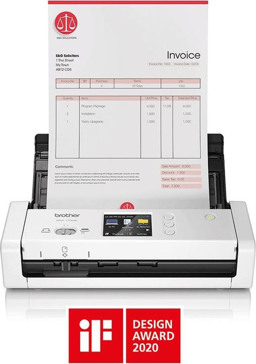 Actual product image Brother ADS-1700W (WLAN, USB)