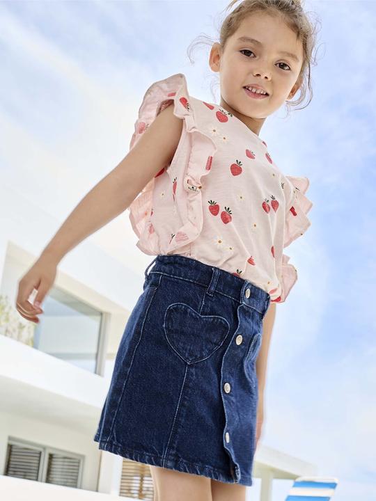 Produktbild Vertbaudet Mädchen Jeansrock mit Knöpfen (98)