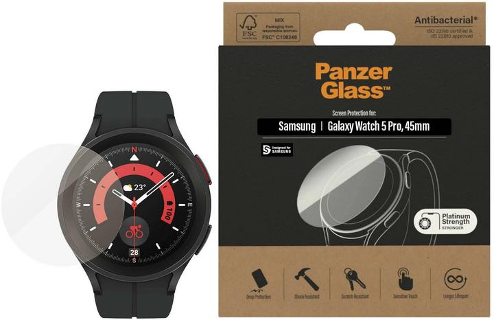 PanzerGlass Displayschutz (Galaxy Watch 5 Pro)