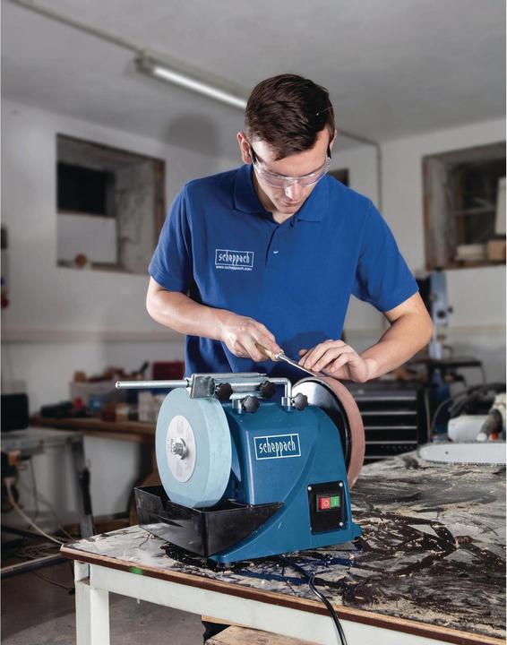 Actual product image Scheppach TIGER 2000S Wet Grinding System 230V 50Hz 120W (Wet sander, 120 W)