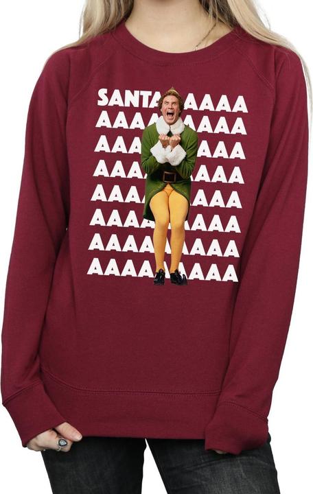 Immagine prodotto Elf Buddy Santa Scream Felpa Donna (XL)