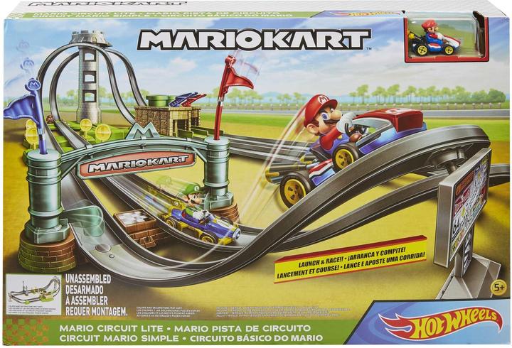 Actual product image Hot Wheels Mario Kart Circuit Lite Track