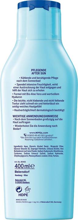 Produktbild NIVEA Pflegende Apres Lotion Preisvergleich (Lotion, 400 ml)