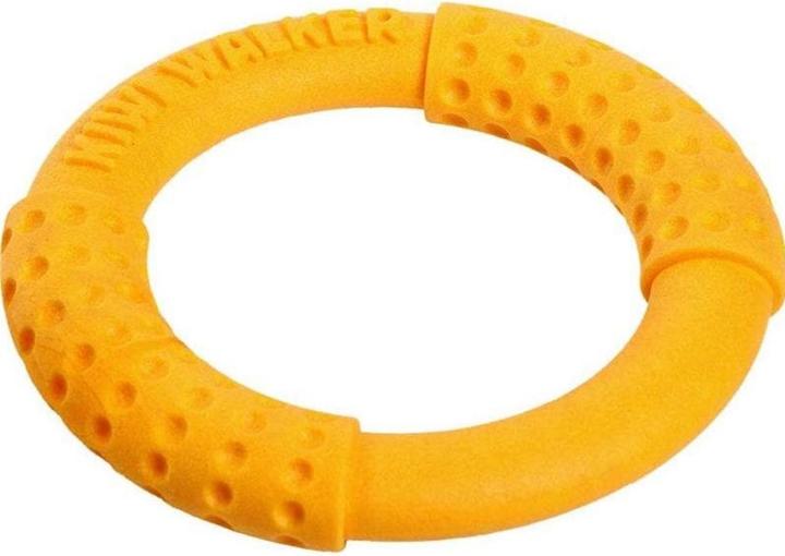 Kiwi Walker Dog Toy Ring Orange, M, Ø 17 cm (Dog chew toy)