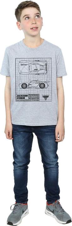 Produktbild Disney Cars Jackson Storm Blueprint TShirt Jungen (152, 158)