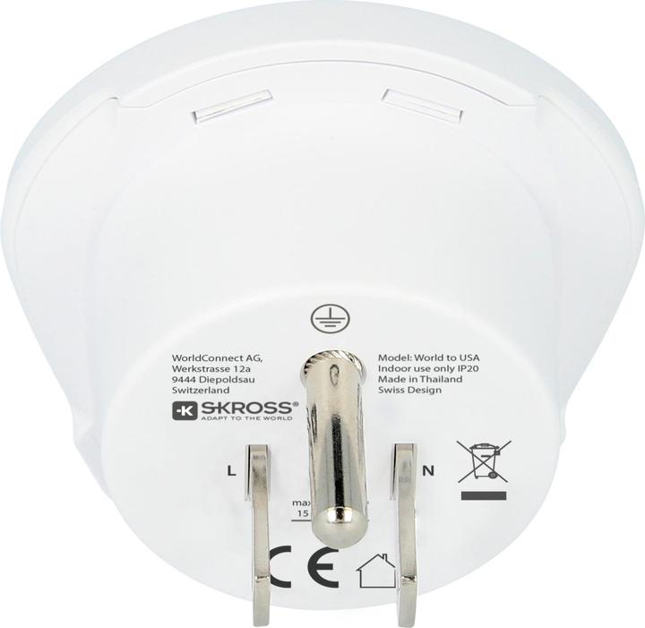 Actual product image Skross World to USA