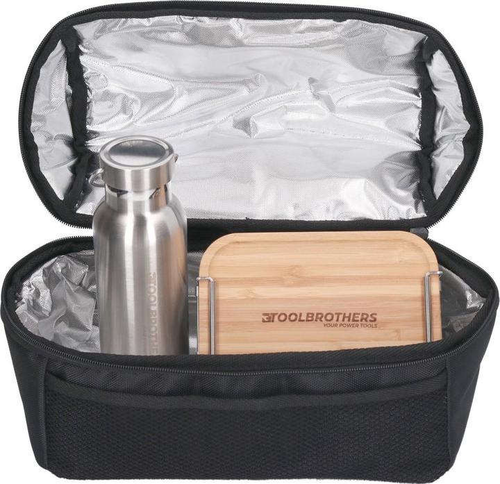 Actual product image Makita Toolbrothers lunch pack with insulated bag + Toolbrothers Fan stainless steel lunch box with