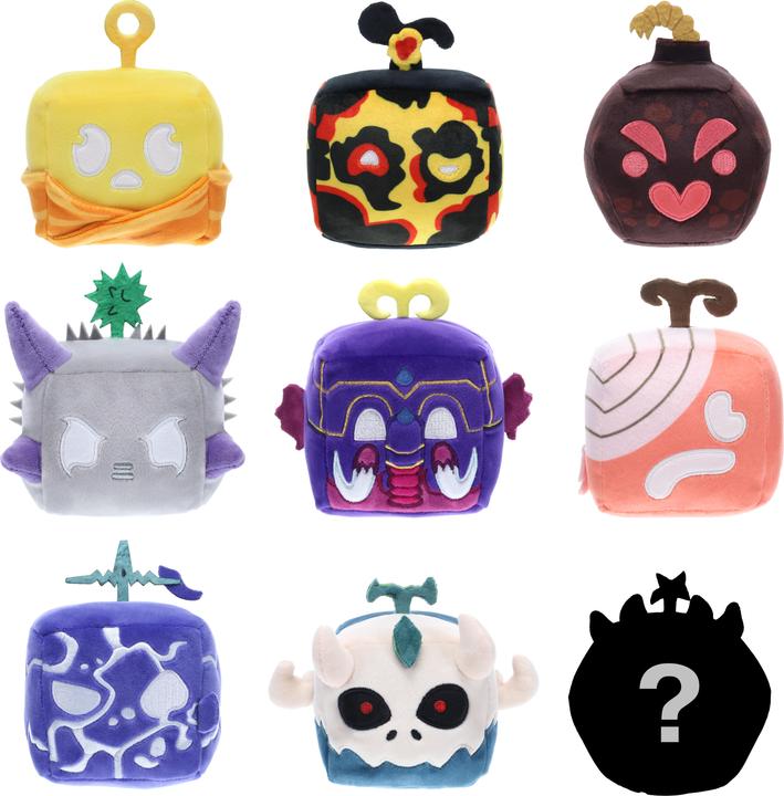 Productafbeelding Phat Mojo Blox Fruit pluche figuurtjes 10 cm Mystery Plush Serie 2 Display (9) (9.50 cm)