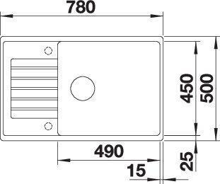 Produktbild Blanco ZIA XL 6 S Compact (Einbauspüle, 78 cm, 50 cm)