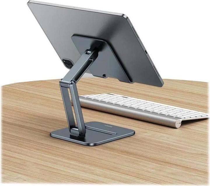 Actual product image Baseus Desktop Biaxial Foldable Metal Stand (for Tablets) Grey