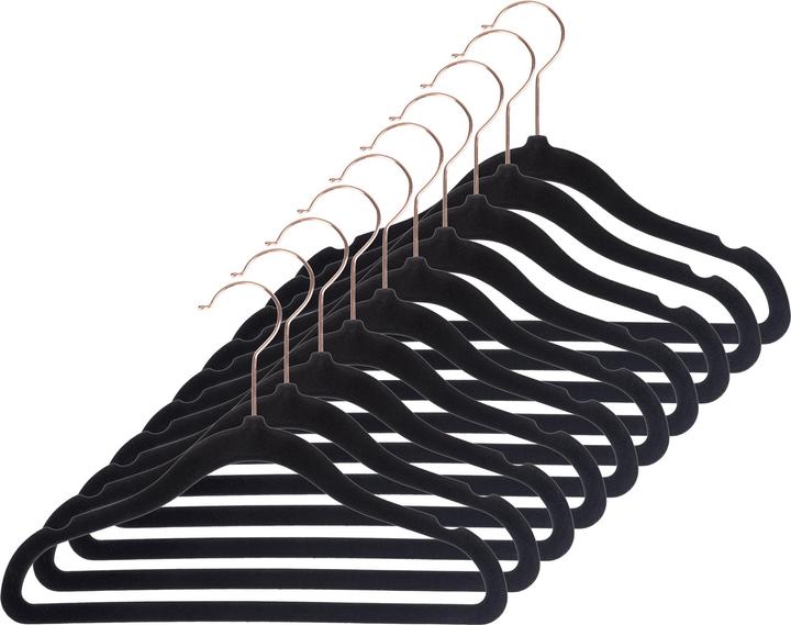 Produktbild Cocon Kleiderbügel 10, Schwarz (10 x)