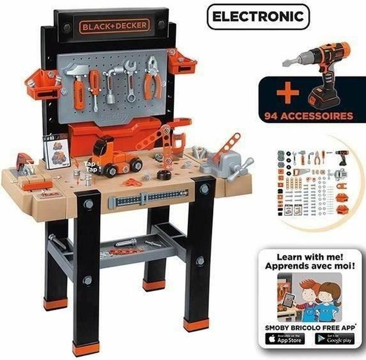 Produktbild Smoby Black & Decker Werkbank Super Center