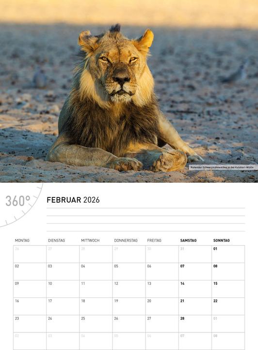 Actual product image NamibiaBrochure calendar2026 (German)