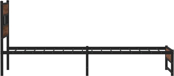 Produktbild VidaXL Metallbett Bett Lattenrost Einzelbett Bettgestell ohne Matratze 107x203cm (107 x 203 cm)