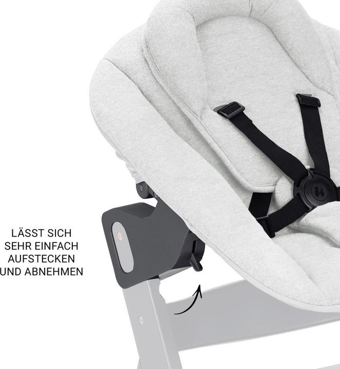 Produktbild Hauck Hochstühle Beta Plus White 5-tlg. Newborn Set - Hochstuhl (Hochstuhl)