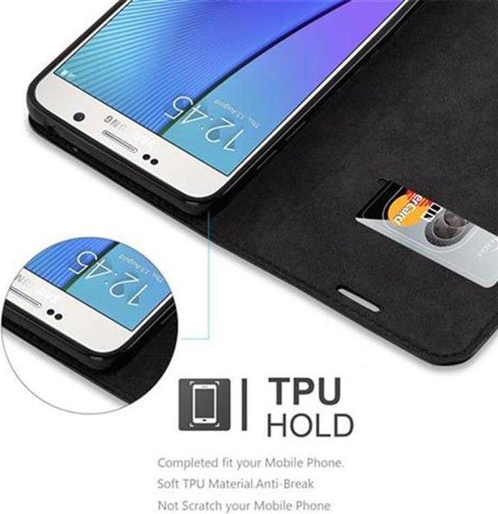 Productafbeelding Cadorabo Boek Onzichtbare Magneethoes (Samsung Galaxy Note 5)