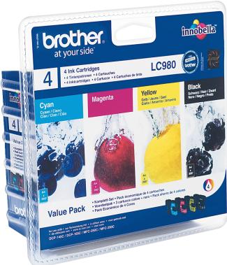 Produktbild Brother LC-980 Value Pack (M, C, Y, BK)
