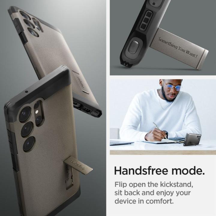 Actual product image Spigen Tough Armor (Samsung Galaxy S23 Ultra)
