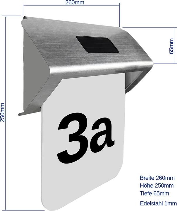 Immagine prodotto Grundig Luce del numero civico a LED solare