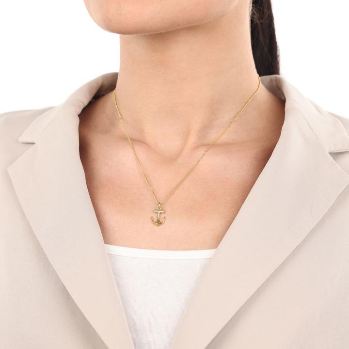 Image du produit Amor Pendentif pour femme, argent sterling 925 | ancre (Argent 925)