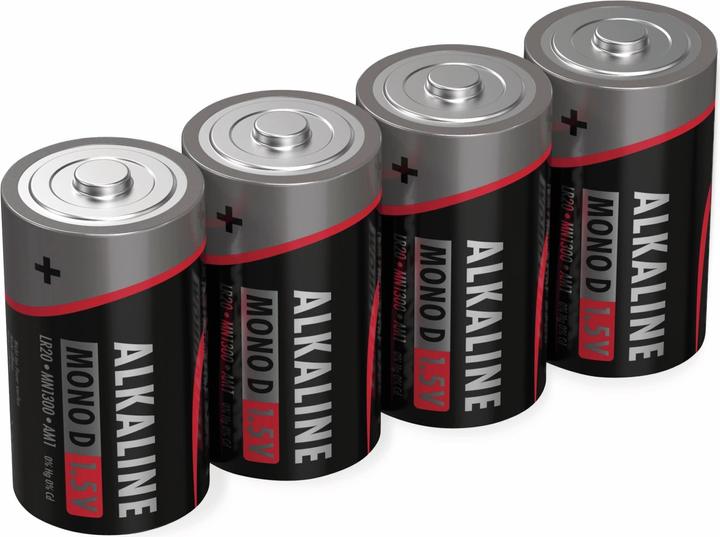 Actual product image Ansmann Mono (D) Battery Alkaline Manga (4 pcs., D, 1300 mAh)