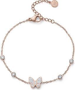 Actual product image Oliver Weber Collection Oliver Weber - Nantosuelta Magic Blossoms Delicate Bronze Butterfly Bracelet 32335RG